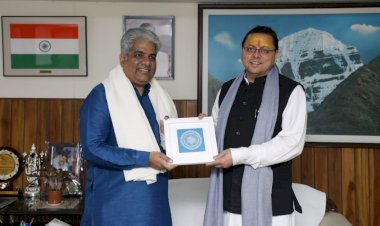 केन्द्रीय पर्यावरण मंत्री भूपेंद्र यादव से मिले सीएम धामी