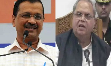 पूर्व सत्यपाल मलिक को CBI के समन पर  केजरीवाल का साथ