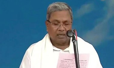 कर्नाटक में सिद्धरमैया ने ली सीएम पद की शपथ, डीके शिवकुमार बने डिप्टी सीएम