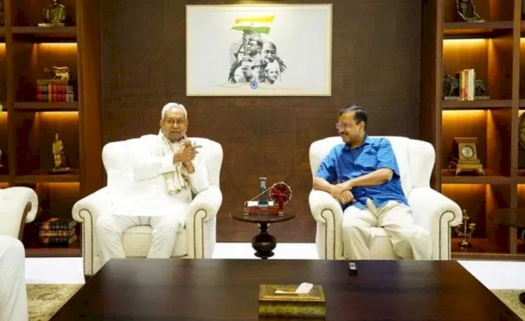 नीतीश ने कहा कि केजरीवाल के आवास में दिल्ली बिहार के मुख्यमंत्रियों का बैठक केंद्र असंवैधानिक है