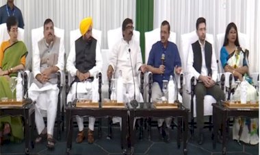 CM हेमंत व केजरीवाल PC : बोले हेमंत- सफल होगी केजरीवाल की मुहिम, केजरीवाल ने कहा – हेमंत मेरे भाई, देंगे समर्थन