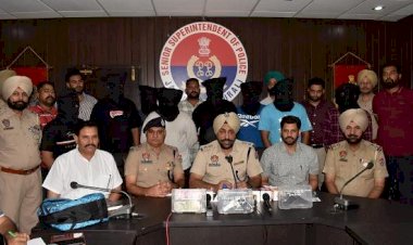 जालंधर : ग्रामीण पुलिस ने 13 सदस्यीय लुटेरों के गिरोह का पर्दाफाश किया, 8 आरोपियों को गिरफ्तार किया