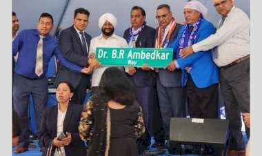 मोहाली के आप विधायक कुलवंत सिंह ने न्यूयॉर्क में डॉ. बीआर अंबेडकर का उद्घाटन किया