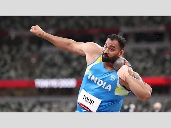 पंजाब के एथलीट तजिंदर पाल सिंह तूर ने शॉट पुट में नया एशियाई रिकॉर्ड बनाया, खेल मंत्री मीत हायर ने दी बधाई