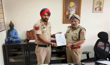 पंजाब पुलिस के हेड कांस्टेबल को कुत्ते को बचाने के लिए सम्मानित किया गया