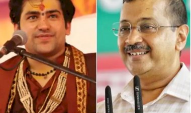 राजधानी दिल्ली पहुंचे पंडित धीरेंद्र शास्त्री का इशारों-इशारों में आम आदमी पार्टी पर साधा निशाना!, बोले- ‘फ्री में मिलने वाली चीजें बहुत घातक…’