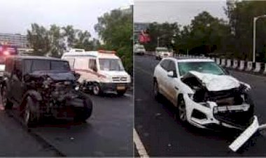 अहमदाबाद के इस्कॉन फ्लाईओवर पर कई कारों के दुर्घटनाग्रस्त होने से 9 की मौत, 13 घायल