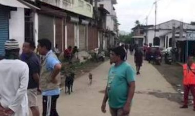 मणिपुर के बिष्णुपुर में हिंसा के बाद भारी गोलीबारी, 3 की मौत, घर जलाए गए