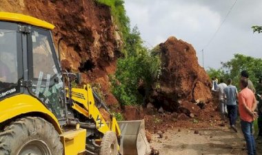 हिमाचल: परवाणू के पास भूस्खलन के कारण राष्ट्रीय राजमार्ग 5 चक्की मोड़ पर बंद हो गया