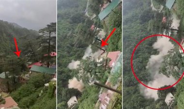 शिमला में एक और भूस्खलन, कृष्णा नगर इलाके में 4-5 घर गिरे