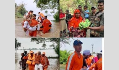 फ़िरोज़पुर में सेना, बीएसएफ, एनडीआरएफ द्वारा जोखिम आधारित निकासी अभियान रहा सफल