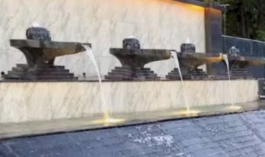 दिल्ली एयरपोर्ट के पास शिवलिंग जैसा फव्वारा लगने से मचा बवाल, ज्ञानवापी का जिक्र उठा