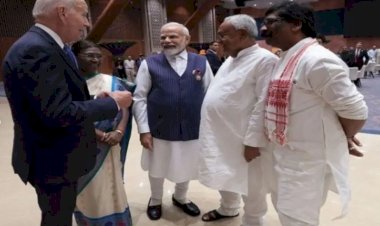 जी 20 सम्मेलन की डिनर पार्टी के दौरान अमेरिकी राष्ट्रपति बाइडेन से मिले बिहार के सीएम नीतीश कुमार, पीएम मोदी ने जारी की तस्वीर