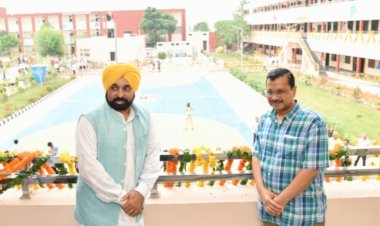 सीएम केजरीवाल ने भगवंत मान के साथ अमृतसर में किया पहले स्कूल ऑफ एमिनेंस का उद्घाटन