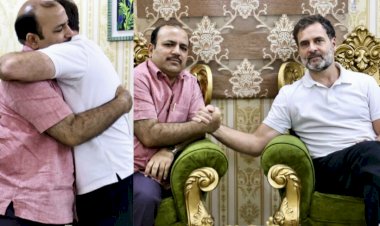 दानिश अली घर पर मिलने पहुंचे राहुल गांधी