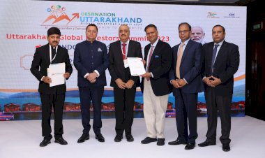लंदन में मुख्यमंत्री पुष्कर सिंह धामी द्वारा आज चार हजार आठ सौ (4800) करोड़ के निवेश का करार