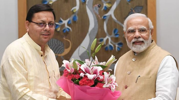 प्रधानमंत्री नरेन्द्र मोदी को उनके जन्मदिन पर मुख्यमंत्री ने दी बधाई