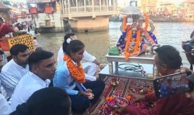 हॉकी चैम्पियन वन्दना ने पदक जीत कर की माता गंगा की 'वंदना'