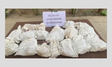 फिरोजपुर: 12 किलो हेरोइन के साथ 2 गिरफ्तार