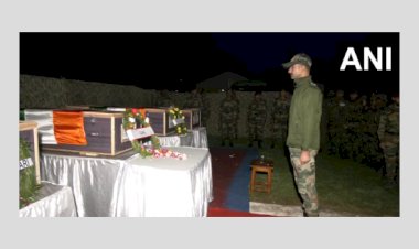 राजौरी मुठभेड़: पांच शहीद जवानों को दी गई भावभीनी विदाई