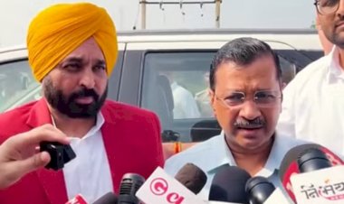 जेल में बंद आम आदमी पार्टी के विधायक से मिले अरविंद केजरीवाल और भगवंत मान, भाजपा पर साधा निशाना