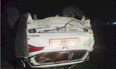 हरियाणा के रेवाड़ी में भीषण सड़क हादसाः पंक्चर होने पर खड़ी इनोवा में SUV car ने मारी जोरदार टक्कर, 6 की दर्दनाक मौत