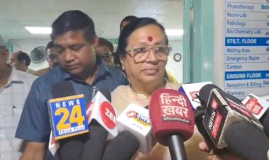  रेवाड़ी के निजी अस्पताल में पहुंची शिक्षा मंत्री सीमा त्रिखा ,छात्रों का जाना हाल-चाल 