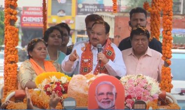 जेपी नड्डा का पंचकूला में रोड शोः बंतो कटारिया के लिए वोट अपील, कितना पड़ेगा असर ?