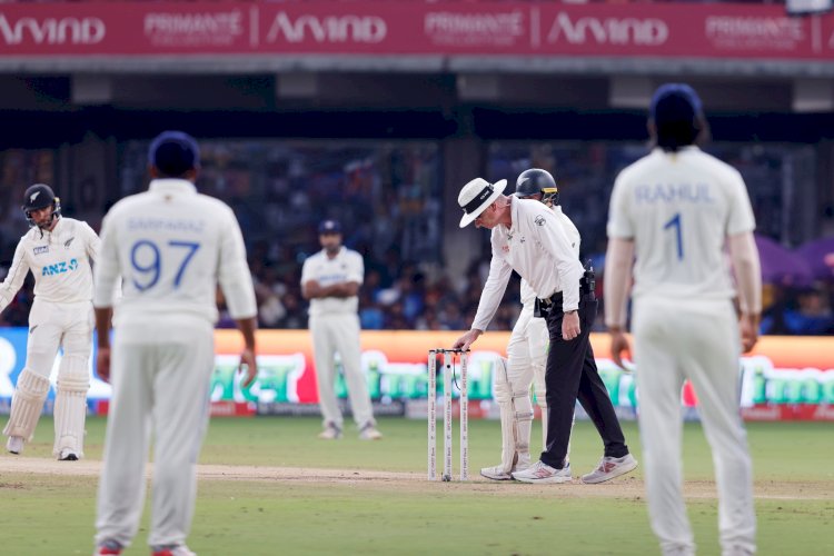 INDvsNZ टेस्ट मैच- न्यूजीलैंड को 107 रन का टारगेट, भारत की दूसरी पारी 462 रन पर ऑलआउट, पंत 99 पर आउट