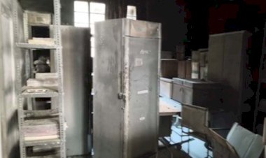 सिविल अस्पताल के ब्लड बैंक में लगी भयानक आग, बच्चे गोद में लेकर भागे लोग