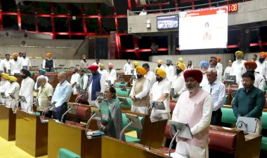 पंजाब विधानसभा ने बाढ़ के दौरान जान गंवाने वाले 59 नागरिकों को दी श्रद्धांजलि