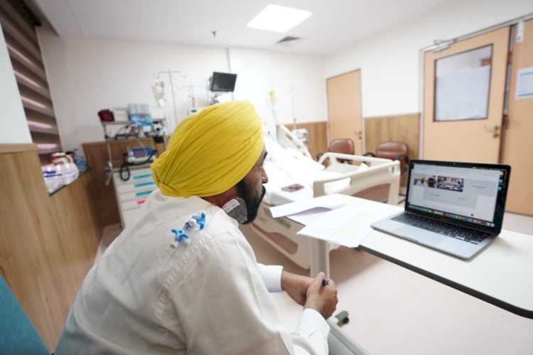 CM भगवंत मान की सेहत में अब सुधार, वह पिछले 5 दिनों से अस्पताल में थे भर्ती