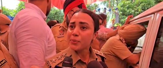 नाभा में पुलिस और किसानों के बीच झड़प, माहौल तनावपूर्ण