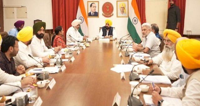 पंजाब कैबिनेट की बैठक आज सीएम मान की में होगी अगुवाई
