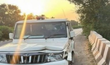 पटियाला-राजपुरा हाईवे पर DSP नाभा की गाड़ी का एक्सीडेंट, DSP का हाथ फ्रैक्चर और गनमैन गंभीर रूप से घायल