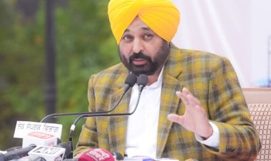 चुनावों में भारी जीत के बाद CM मान ने की प्रेस कॉन्फ्रेंस, पंजाब के लोगों का किया धन्यवाद