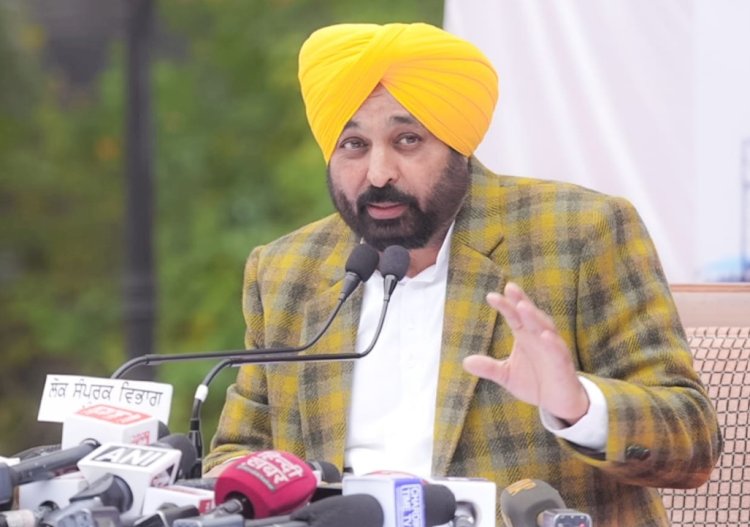 चुनावों में भारी जीत के बाद CM मान ने की प्रेस कॉन्फ्रेंस, पंजाब के लोगों का किया धन्यवाद