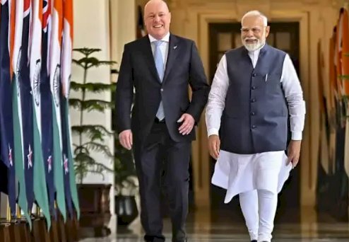 भारत-न्यूजीलैंड ने फ्री ट्रेड एग्रीमेंट, 20 बिलियन US डॉलर के निवेश की घोषणा