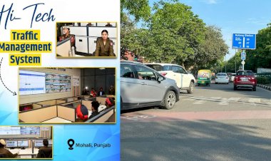 ए.आई. से अपग्रेड हुआ मोहाली:रीयल-टाइम मॉनिटरिंग ने बढ़ाई पुलिस की रिस्पॉन्स स्पीड, कैमरों वाले ए.आई. सिस्टम ने ट्रैफिक अनुशासन में लाई सख़्ती
