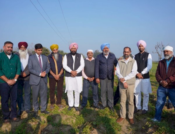 श्री गुरु रविदास बाणी अध्ययन केंद्र के लिए पंजाब सरकार ने 10.50 एकड़ भूमि का कब्जा लिया: हरपाल सिंह चीमा