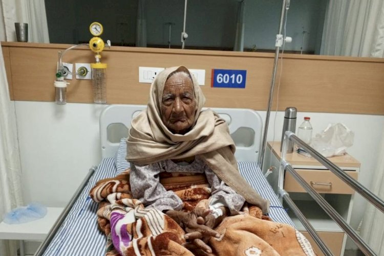 98 वर्षीय महिला को मुख्यमंत्री सेहत योजना के तहत मिला कैंसर का कैशलेस इलाज