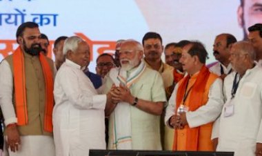 प्रधानमंत्री  नरेन्द्र मोदी ने बिहार सरकार में नवनियुक्त मंत्रियों को बधाई दी