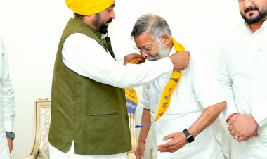 भाजपा के वरिष्ठ नेता अनिल कुमार सेठी आम आदमी पार्टी में शामिल