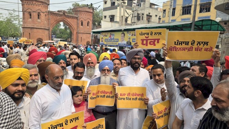 मोदी सरकार द्वारा लोकतंत्र की हत्या”: संजीव अरोड़ा के खिलाफ ईडी की कार्रवाई को लेकर आप ने पंजाब भर में भाजपा दफ्तरों का किया घेराव