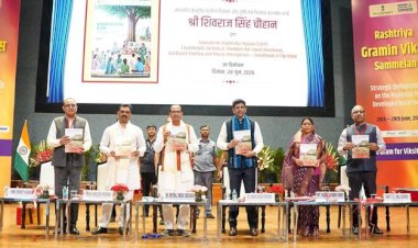 केंद्रीय मंत्री शिवराज सिंह चौहान ने किया राष्ट्रीय ग्रामीण विकास सम्मेलन का शुभारंभ