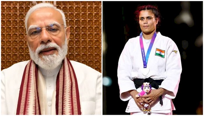 प्रधानमंत्री नरेन्द्र मोदी ने राष्ट्रमंडल खेलों में जूडो में रजत पदक जीतने पर यामिनी मौर्य को बधाई दी