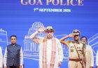 केन्द्रीय गृह एवं सहकारिता मंत्री अमित शाह ने आज पणजी में गोवा पुलिस को प्रेसिडेंट्स कलर प्रदान किया