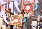 राष्ट्रपति द्रौपदी मुर्मू ने हिमाचल प्रदेश के राज्यपाल श्री कविंदर गुप्ता और केंद्रीय स्वास्थ्य मंत्री श्री जेपी नड्डा की उपस्थिति में एम्स बिलासपुर के पहले ऐतिहासिक दीक्षांत समारोह को संबोधित किया