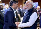 ब्रिटेन के पूर्व प्रधानमंत्री ऋषि सुनक ने ब्लूमबर्ग न्यू इकोनॉमी फोरम में प्रधानमंत्री नरेन्द्र मोदी से मुलाकात की