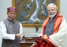 तेलंगाना के राज्यपाल शिव प्रताप शुक्ल ने प्रधानमंत्री से भेंट की